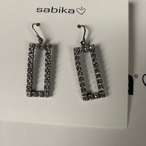 Sabika rectangular earrings